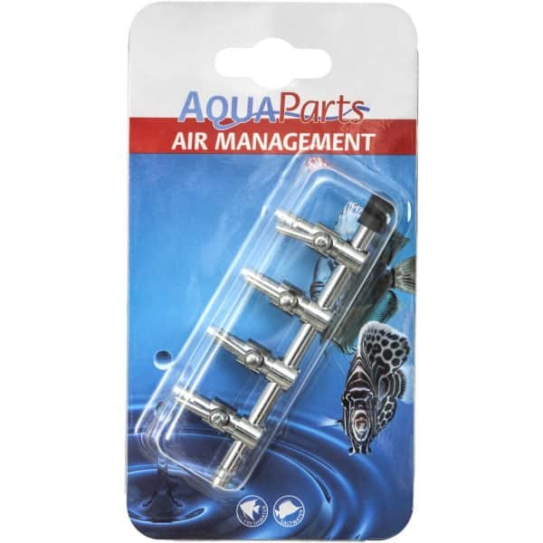 Aquarium Lufthähnchen Aqua Parts 4 Wege Metall