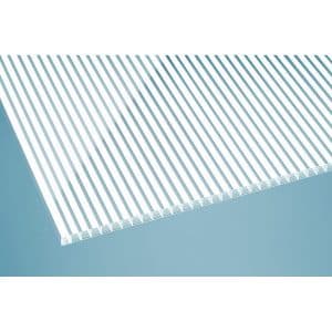 Gutta Terrassendach Premium Weiß Stegpl. PC Streifen Weiß 5.100 mm x 5.060 mm