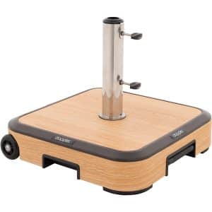 Doppler Alu-Wood Trolley Sockel 50 kg Holzoptik