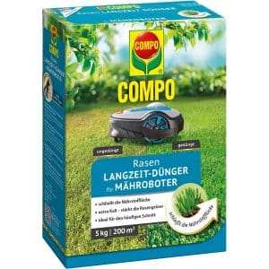 Compo Rasen-Langzeitdünger für Mähroboter/Rasenroboter 5 kg
