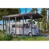 Carport Friesland Caravan Schiefergrau 397 x 708 cm