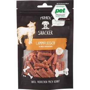 Primox Hunde-Snack Snacker in Mini Stückchen Lamm 70 g