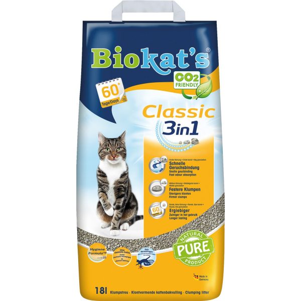 Biokats Katzenstreu Classic 3in1 18 l