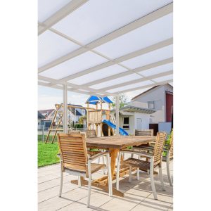 Gutta Terrassendach Premium Weiß Stegplatten Acryl Klima Blue 8.125 x 5.060 mm