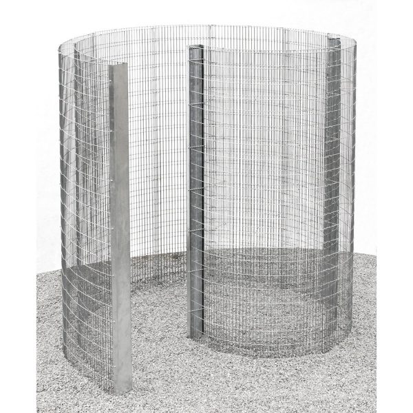 Bellissa Gabionen Schneckendusche / Umkleide Verzinkt 230x180x200cm