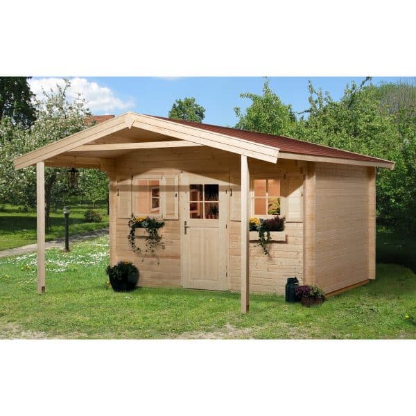 Weka Holz-Gartenhaus/Gerätehaus 138 A Gr. 1 450 cm x 500 cm