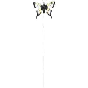 Gartenstecker Schmetterling 95 cm Hellgelb
