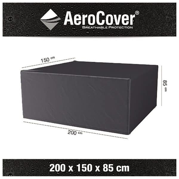 Aerocover Atmungsaktive Schutzhülle f. Sitzgruppen 200x150x85 cm