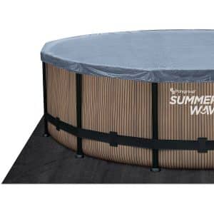 Summer Waves Pool Elite Teak Ø 488 cm x 122 cm