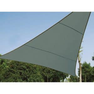 Sonnensegel Grün-Grau Dreieckig  5 x 5 x 5 m