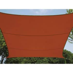 Sonnensegel Terrakotta Quadratisch 5 x 5 m