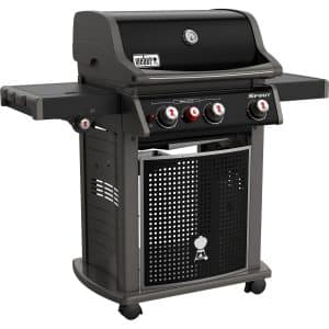 Weber Gasgrill Spirit E-330 Classic 3 Brenner und Seitenbrenner GBS Schwarz