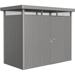 Biohort Metall-Gerätehaus HighLine Quarzgrau-Metallic 3