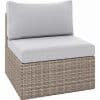 Lounge-Sessel Olea aus Polyrattan Sand