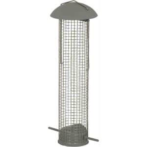 Siena Garden Futterspender Feeder Metallgitter Grau 7 cm x 14