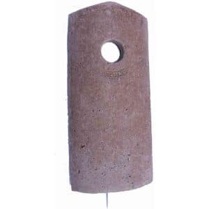 Schwegler Vorderwand für Nisthöhlen Holzbeton Grau Einflugloch Ø 32 mm