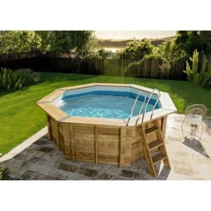 Poolcrew Holz Pool Lanzarote Swimmingpool Folie (0