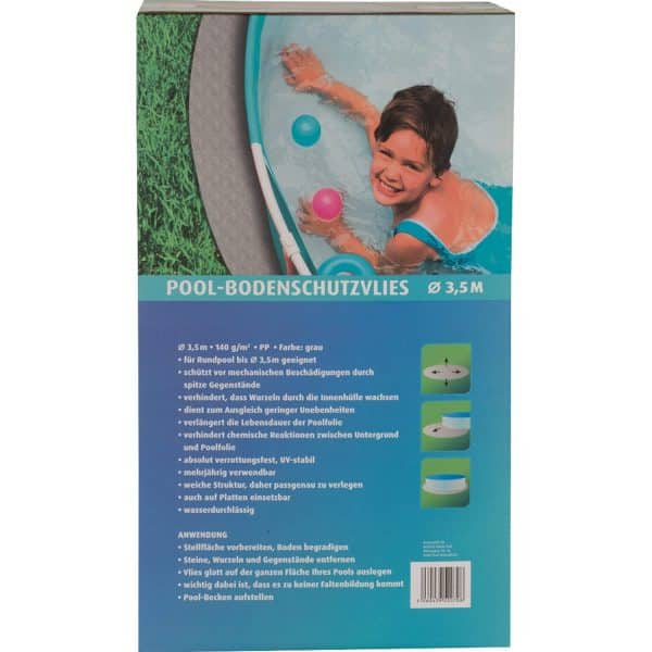 Noor Poolvlies Rund 140 g/m² für Rundpool Ø 4 m