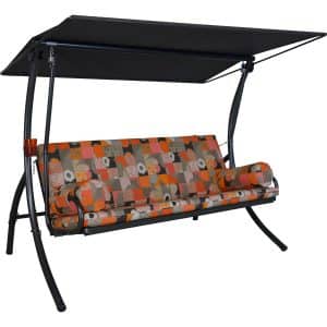 Angerer Top Hollywoodschaukel Gera 3-Sitzer mit Liegefunktion Orange