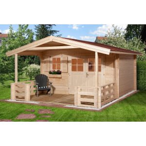 Weka Holz-Gartenhaus/Gerätehaus 135 B Gr. 1 Natur 19 m²