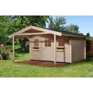 Weka Holz-Gartenhaus/Gerätehaus 135 A Gr. 1 Natur 19 m²