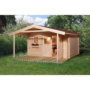 Weka Holz-Gartenhaus/Gerätehaus 111 A Gr. 2 Natur 19 m²