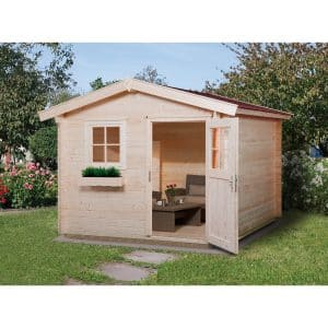 Weka Holz-Gartenhaus/Gerätehaus Premium28 FT Natur 6