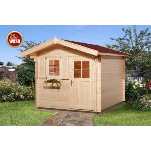 Weka Holz-Gartenhaus/Gerätehaus Permium28 FT Natur 5 m²