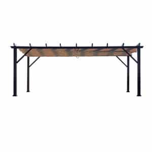 Paragon Aluminium Pergola Modena Espresso 623 cm x 360 cm