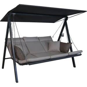 Angerer Hollywoodschaukel 3-Sitzer Lounge Smart Sand