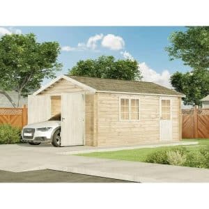 Alpholz Holz-Garage A-70 Pinie 425