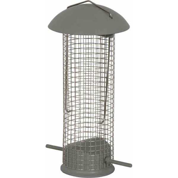 Siena Garden Futterspender Feeder Metallgitter Grau 7 cm x 14