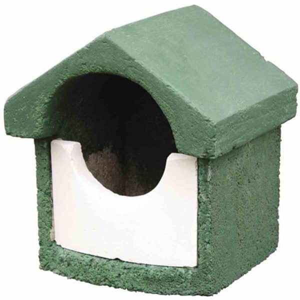 CJ Wildlife Nistkasten Holzbeton Grün 19 cm x 24 cm x 17