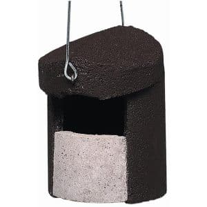 Schwegler Nisthöhle Holzbeton Dunkelbraun & Grau 20 cm x 15 cm x 20 cm