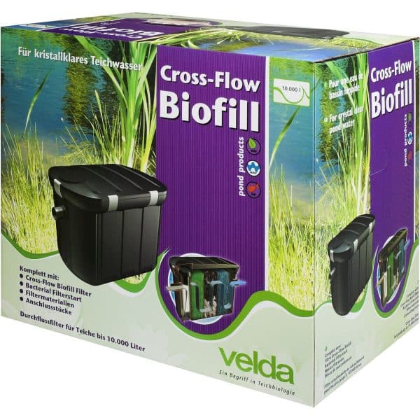 Velda Mehrkammer Durchflussfilter Cross-Flow Biofill + UV-C 18 W