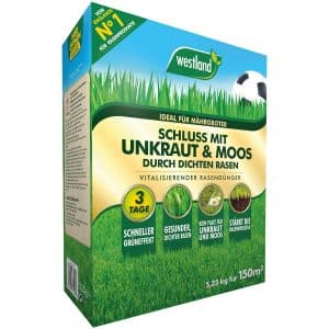 Westland Rasendünger Schluss mit Unkraut & Moos 5