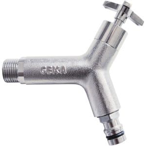 Geka plus-Design-Wasserhahn AG 21 mm (1/2) mit Anschlussstecker