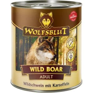Wolfsblut Hunde-Nassfutter Wild Boar Adult Wildschwein mit Kartoffeln 800 g