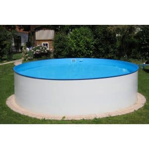Summer Fun Stahlwand Pool-Set ACAPULCO Aufstellbecken Weiß Ø 450 x 90 cm