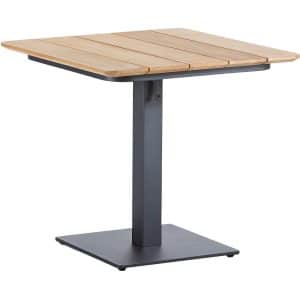 Best Tisch Cervia 80 cm x 80 cm x 75 cm Anthrazit/Teak