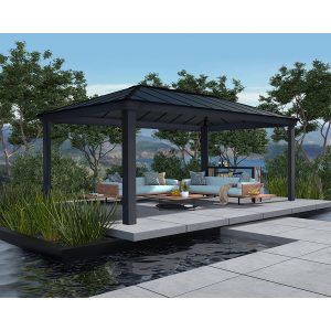 Palram - Canopia  Dallas 4.3 x 6.1 GartenPavillon Anthrazit