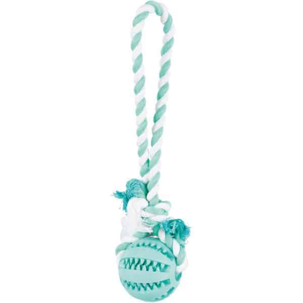 Jollypaw Ball am Seil Fresh Aroma Naturgummi ø 7 cm 24 cm