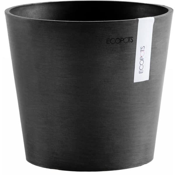 Ecopots Pflanztopf Amsterdam Mini Dunkelgrau 17 cm