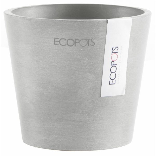 Ecopots Pflanztopf Amsterdam Mini Weißgrau 10