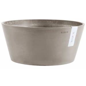 Ecopots Pflanzschale Frankfurt Braungrau 30 cm