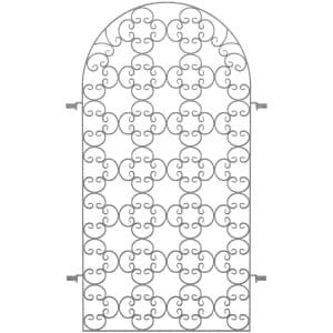 Eleo Rankgitter Rosa 200 cm x 110 cm Feuerverzinkt