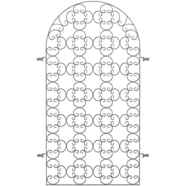 Eleo Rankgitter Rosa 200 cm x 110 cm Feuerverzinkt