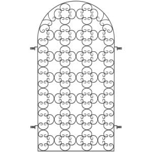 Eleo Rankgitter Rosa 200 cm x 110 cm Pulverbeschichtet DB703