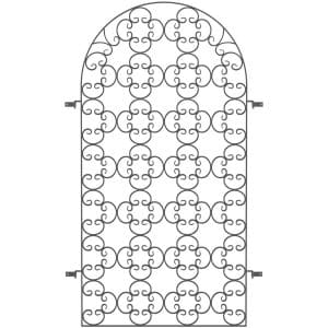 Eleo Rankgitter Rosa 200 cm x 110 cm Pulverbeschichtet DB703