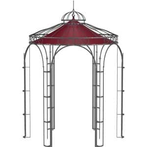 Eleo Sonnensegel Siena Ø 210 cm für Pavillon Siena Weinrot